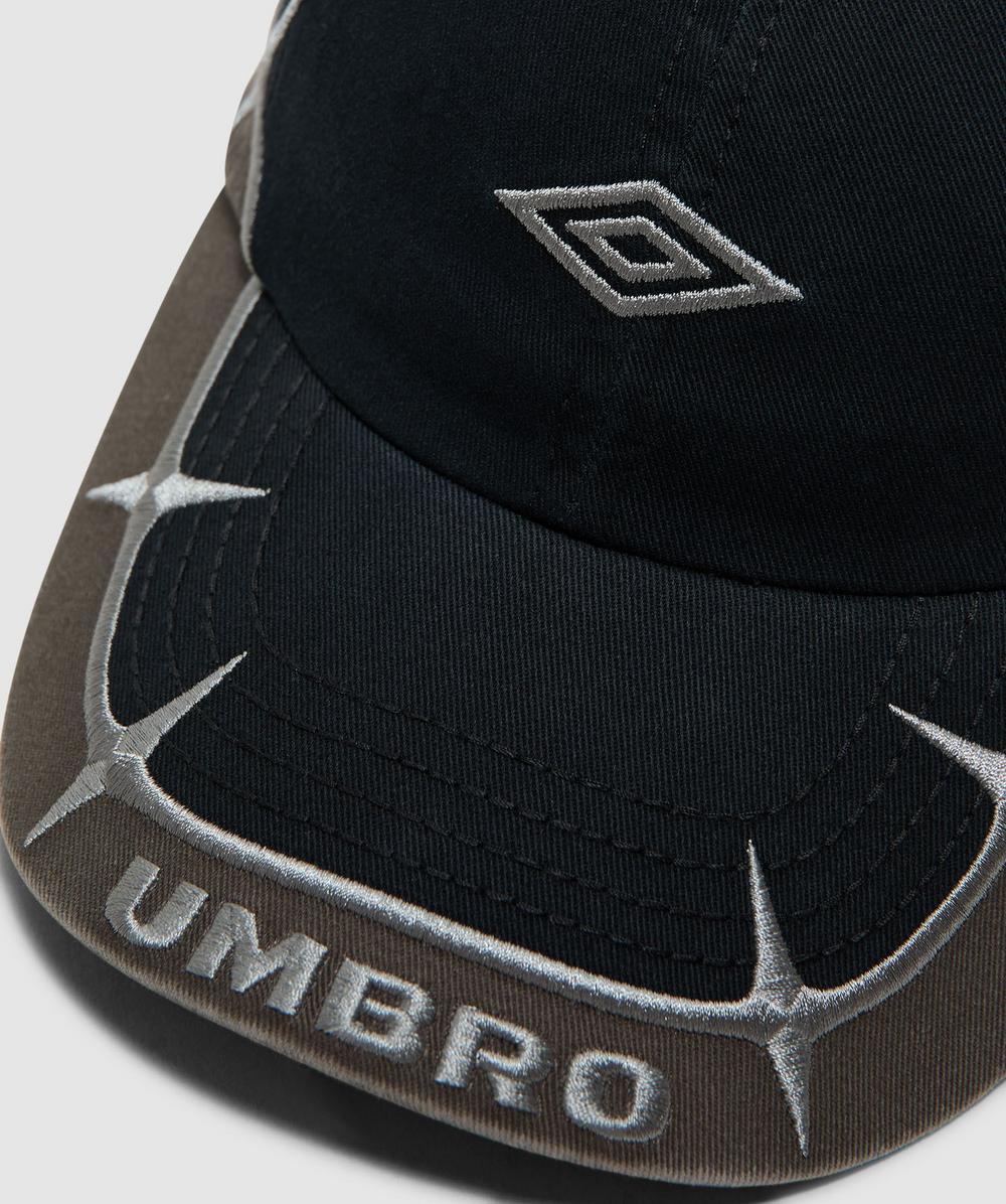 Umbro x Slam Jam Spikes cap | BLACK/ANTHRACITE | SEVENSTORE