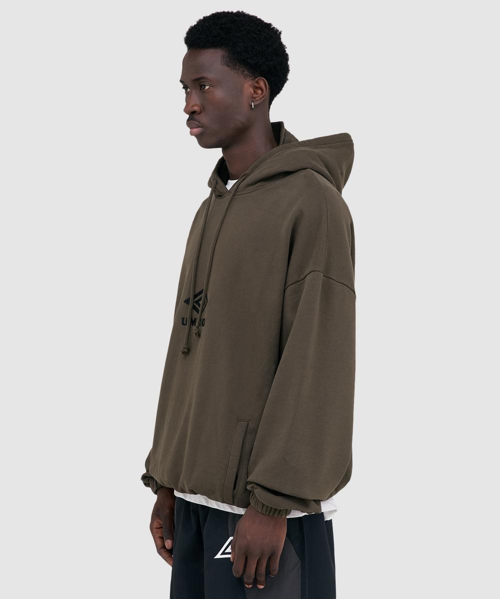 Umbro x Slam Jam OG logo mask hoodie | DARK OLIVE | SEVENSTORE