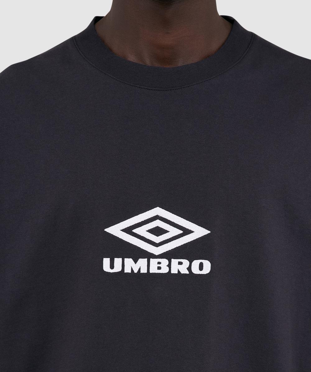 Umbro x Slam Jam OG logo t-shirt | WASHED BLACK | SEVENSTORE