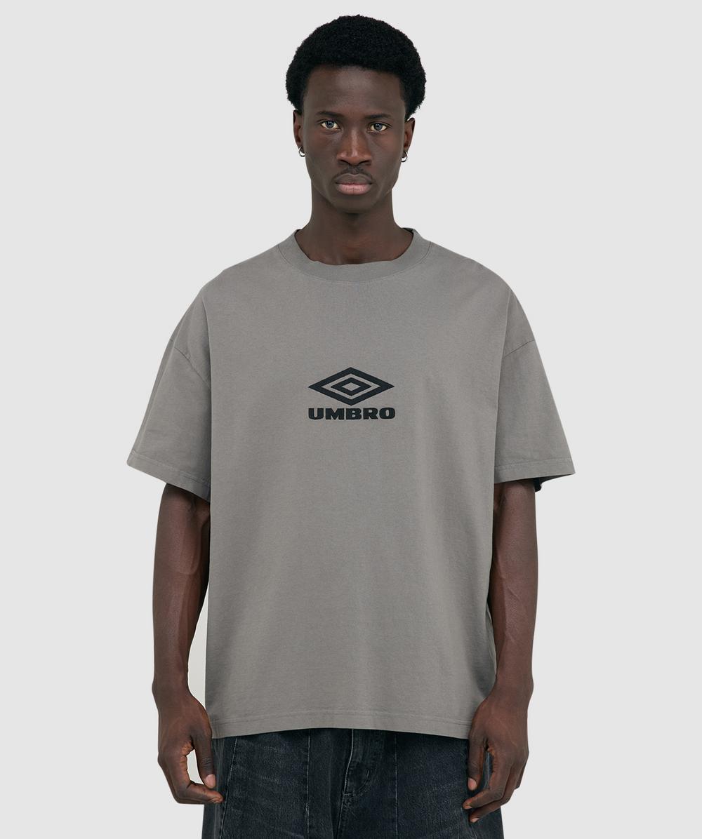 Umbro X Slam Jam Og Logo T-shirt In Gray