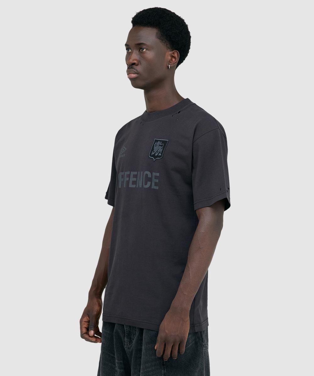 Umbro x Slam Jam Offence defence t-shirt | WASHED BLACK | SEVENSTORE