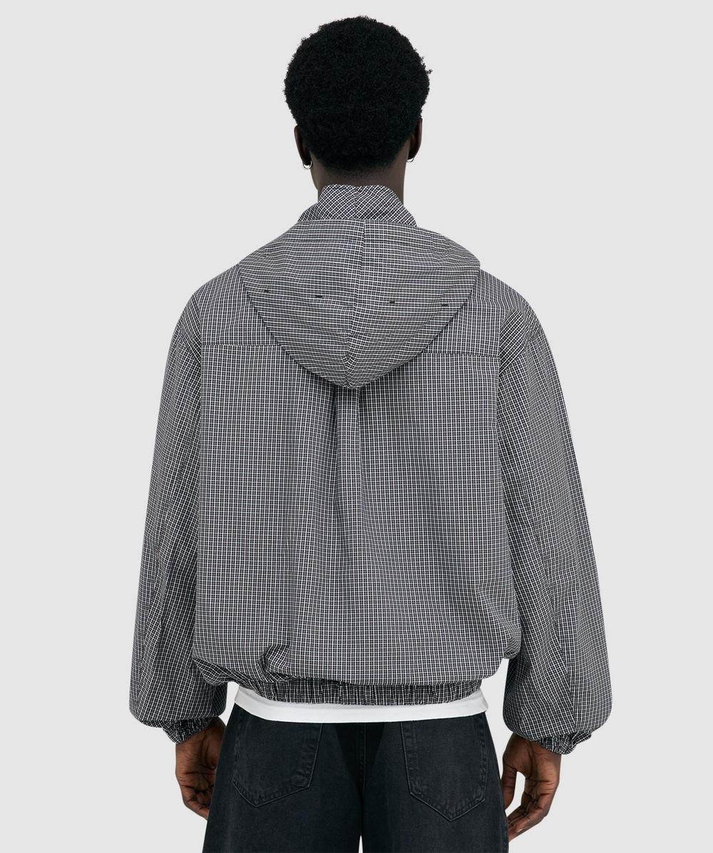 Umbro x Slam Jam Gingham masked jacket | COFFEE BROWN/WHITE/BLACK