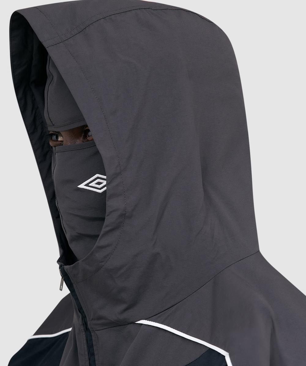 Umbro x Slam Jam Guarding masked tracksuit jacket | BLACK/CHARCOAL