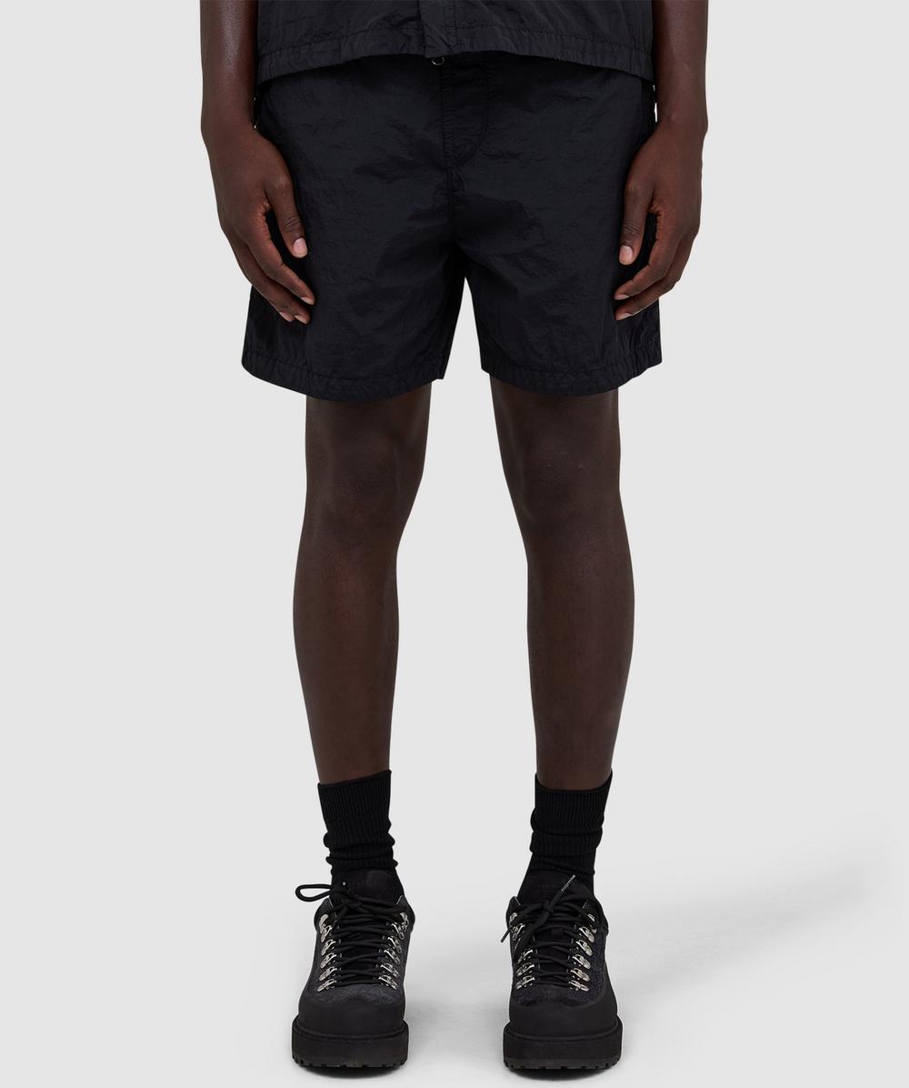 Stone Island Nylon Metal In Econyl Bermuda Short In Black