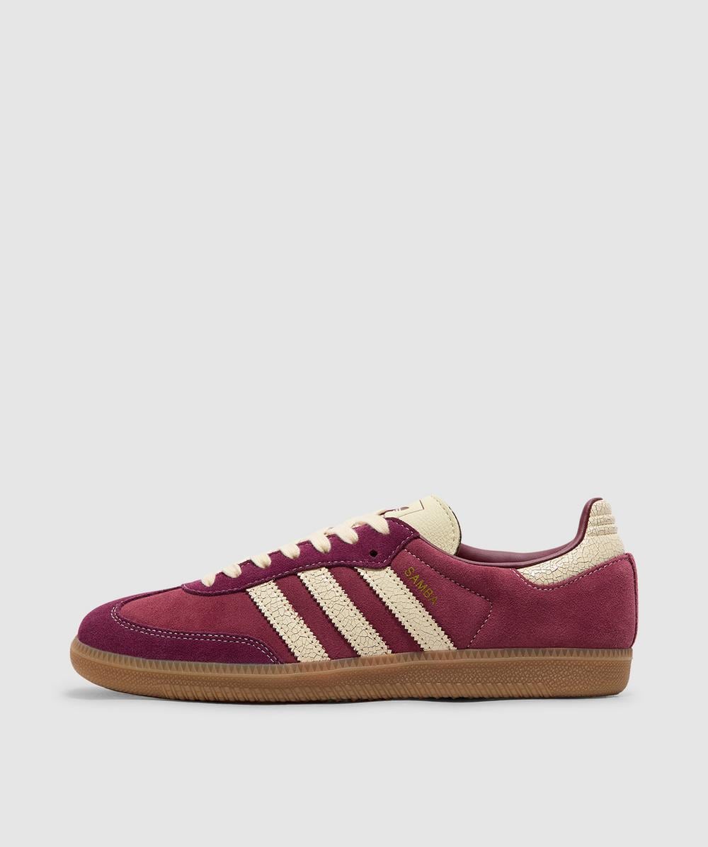 Adidas Men's Navy Samba Og Sneaker (Shadow Red/Warm Vanilla/Gum - 11) - Size 11