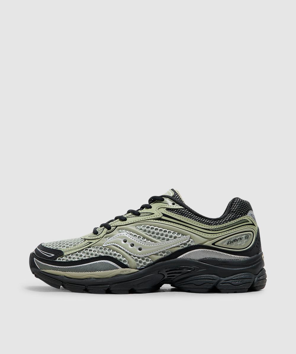 Saucony Men's Green Progrid Omni 9 Sneaker (Sage/Black - 8.5) - Size 8.5