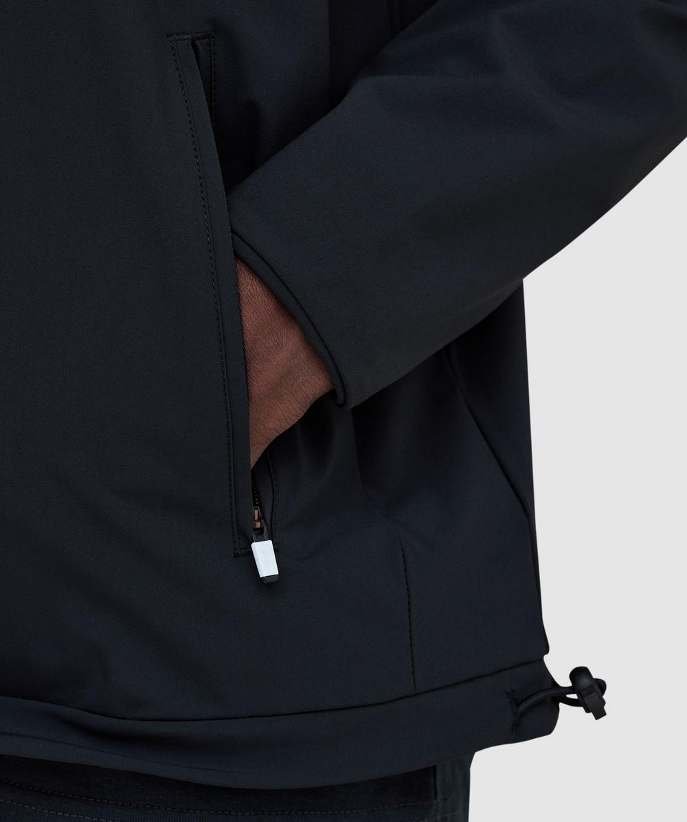 Malbon Golf Malbon performance quarter zip shell sweater | BLACK