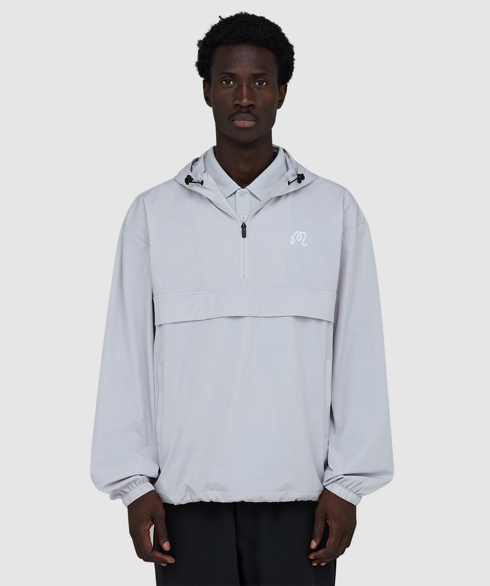 Malbon Golf Ridge Anorak Jacket In Grey