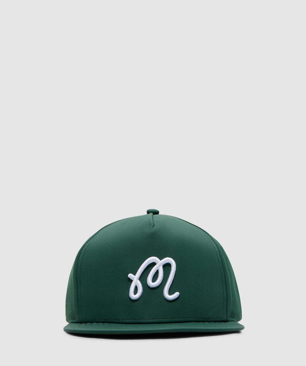Malbon Golf M script logo snapback | FOREST | SEVENSTORE