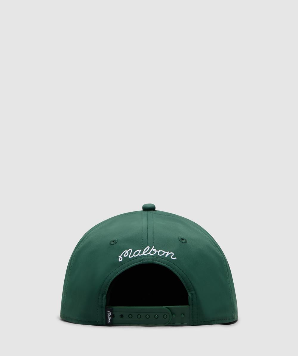 Malbon Golf M script logo snapback | FOREST | SEVENSTORE