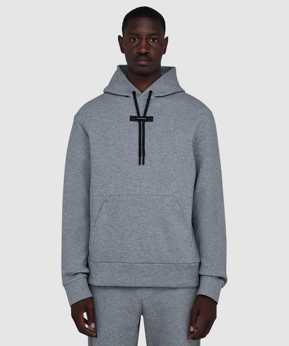 On Focus Tech Hoodie In Gray