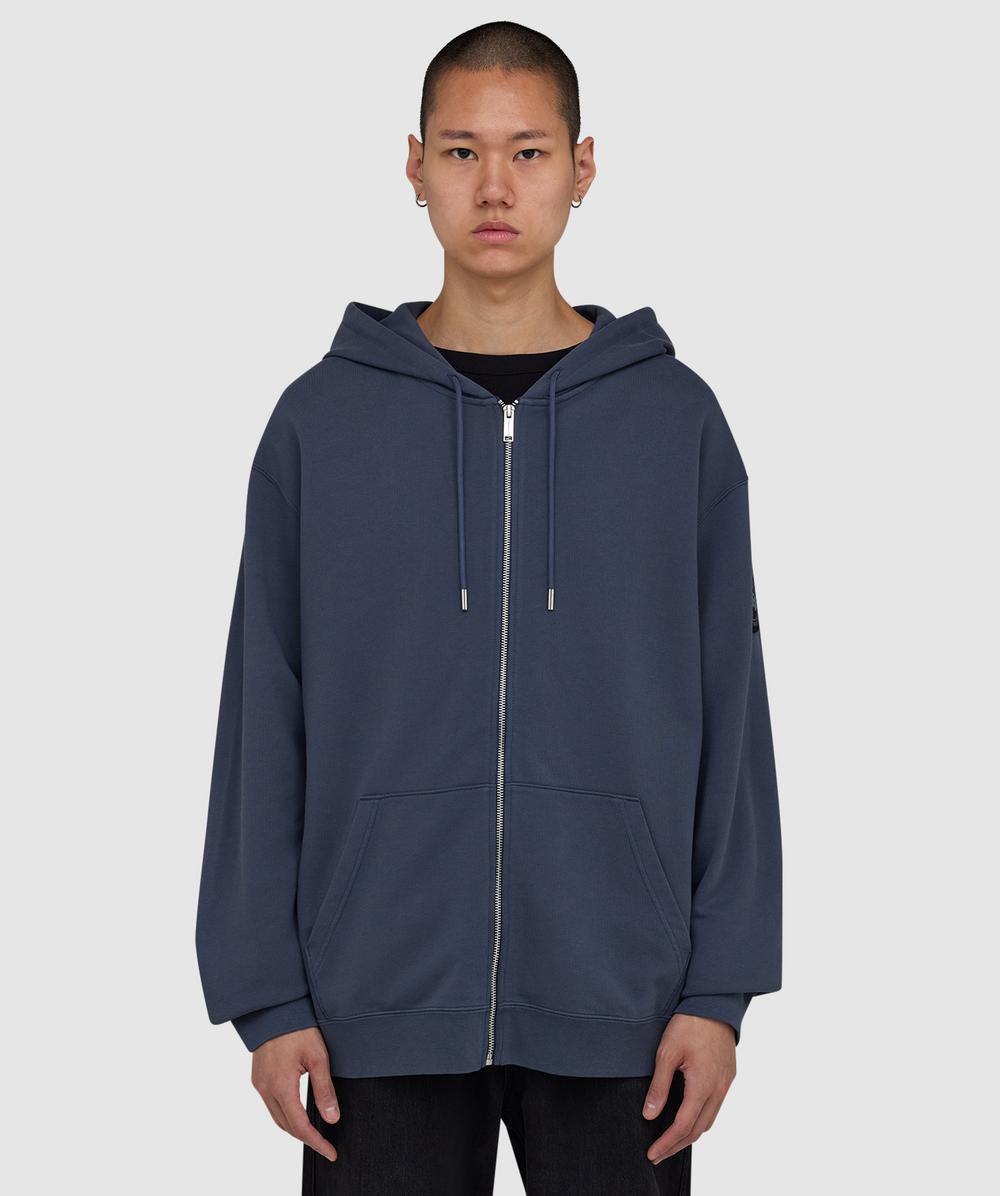 Canada Goose Loon Full Zip Black Disc Hoodie In Blue