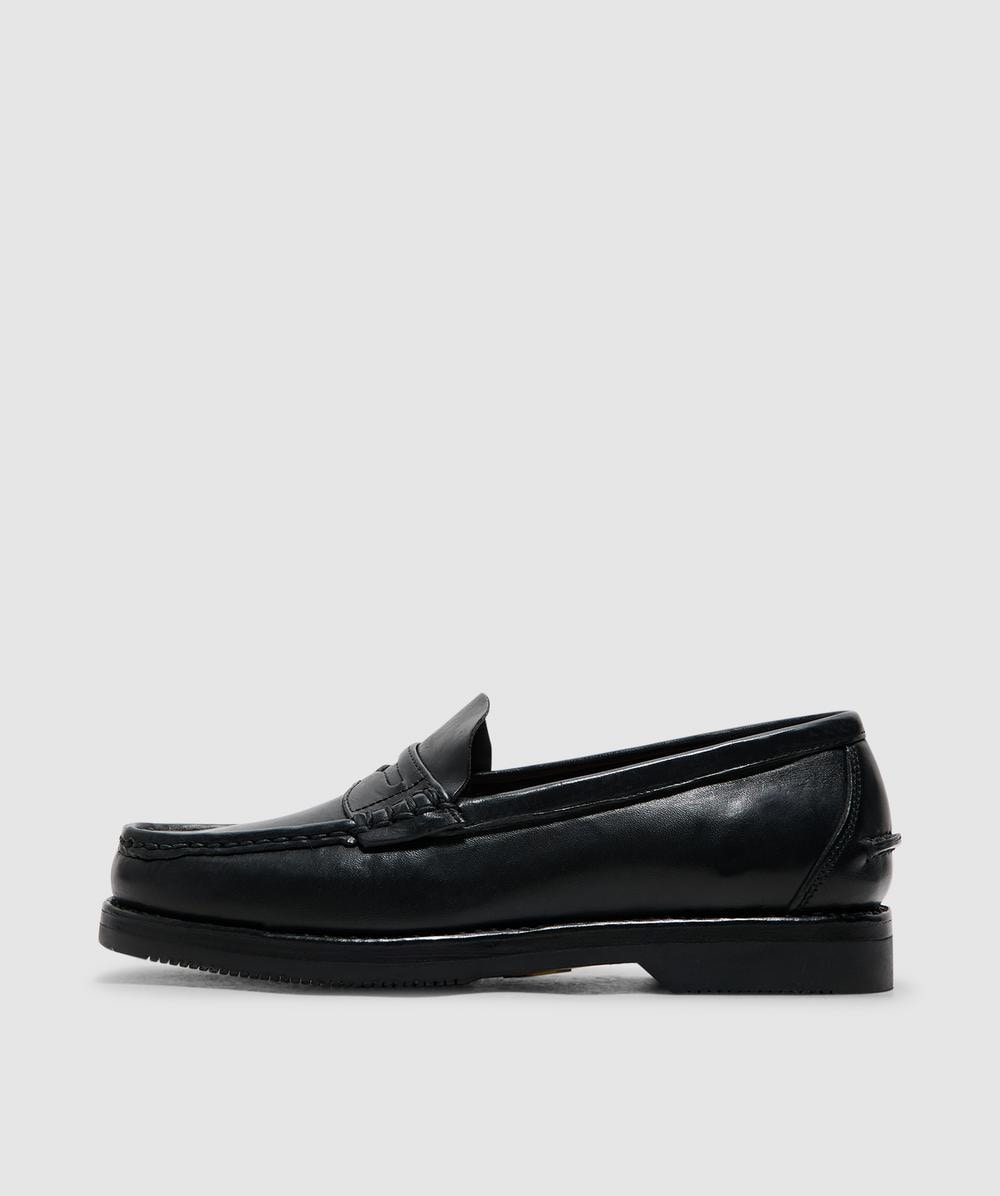 Visvim Fabro Folk Loafer In Black