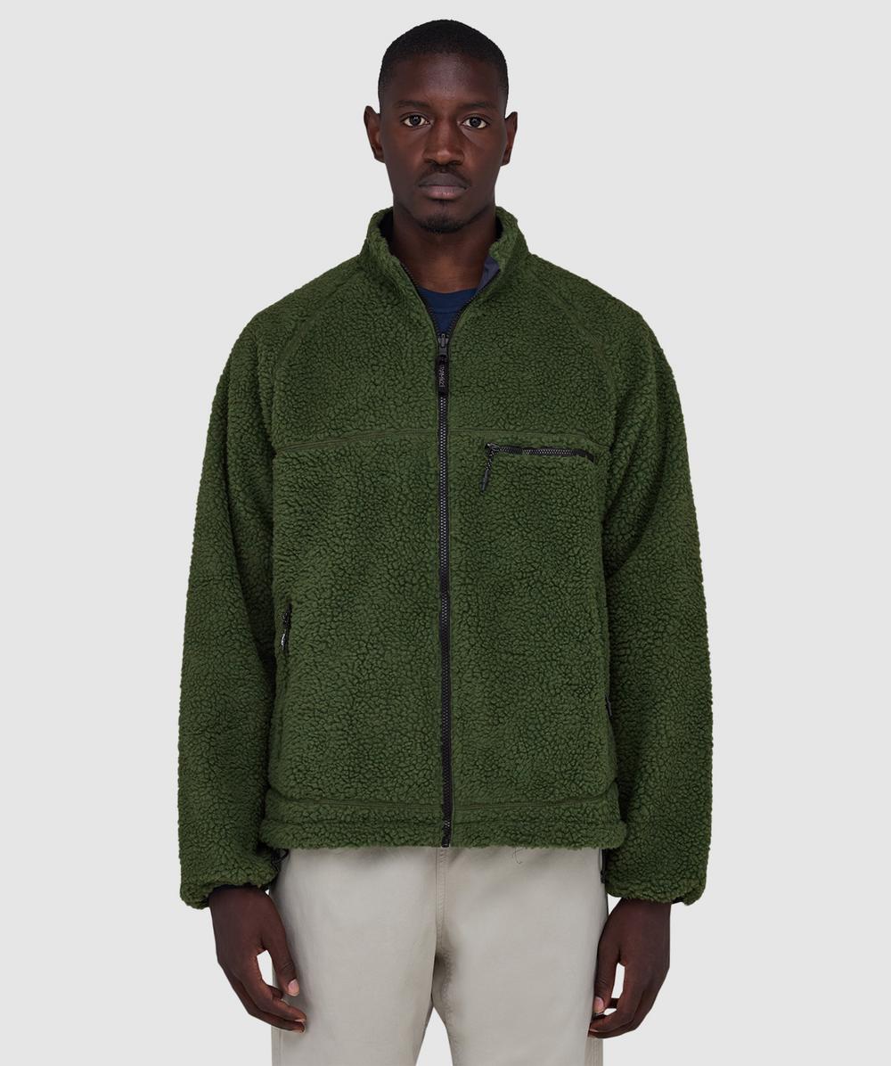 Gramicci Reversible Sherpa Jacket In Green