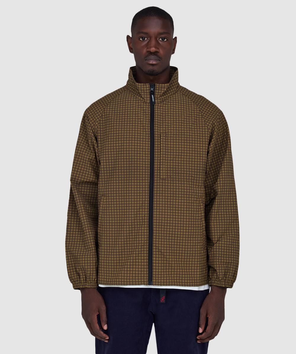 Gramicci Mini Check Nylon Jacket In Grey