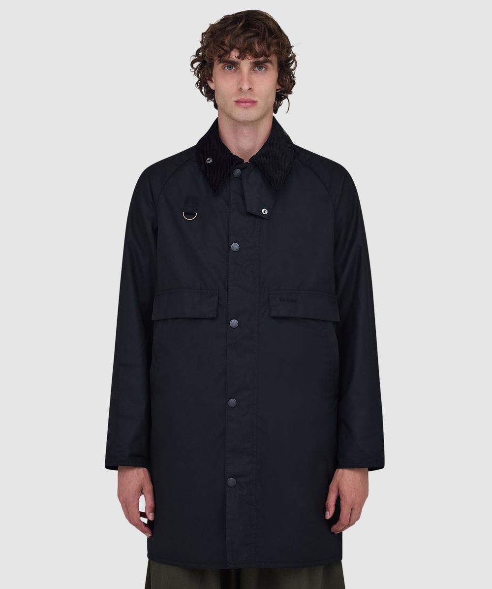 Barbour Men's Black Long Spey Wax Jacket ( - 40) - Size 40