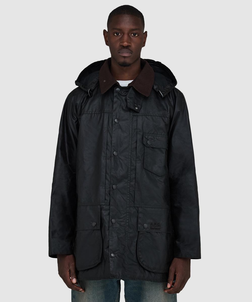 Barbour x A.P.C beaufort wax jacket | DARK SAGE | SEVENSTORE