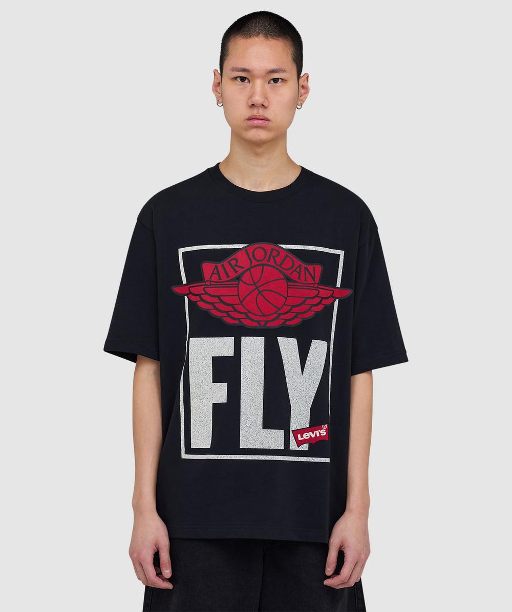 Jordan X Levi's short sleeve t-shirt | BLACK | SEVENSTORE