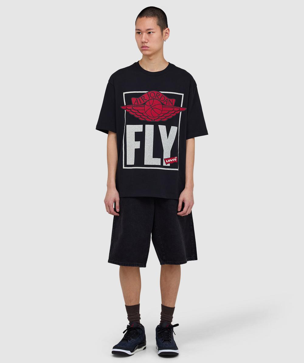Jordan X Levi's short sleeve t-shirt | BLACK | SEVENSTORE