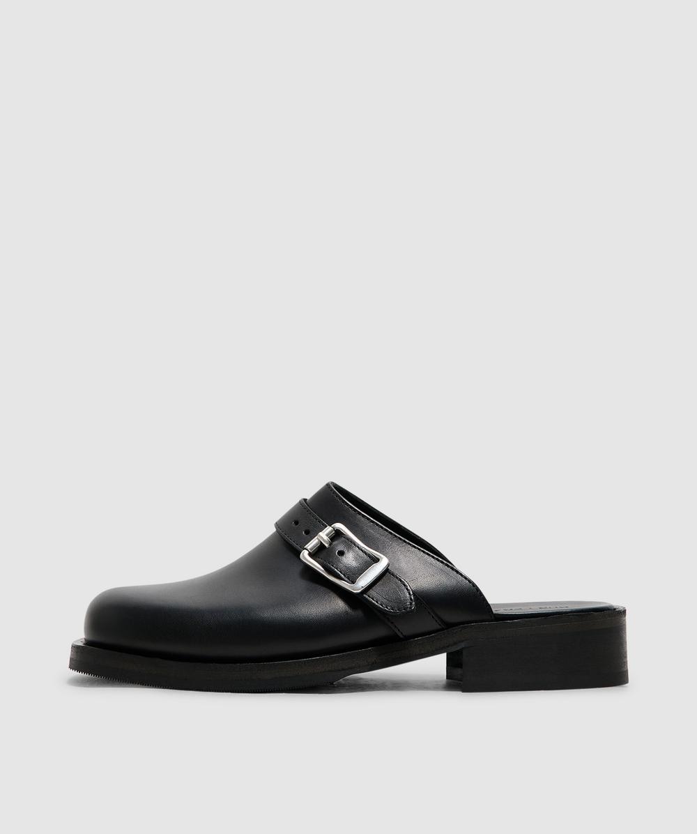 Our Legacy Men's Black Camion Leather Mules UK Size 9 - Mytheresa - Image 3