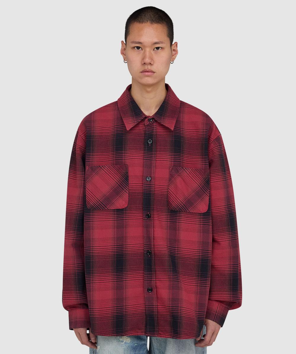 Our Legacy Men's Red Checked Cotton Shirt UK Size 16,5 - Mytheresa - Image 2