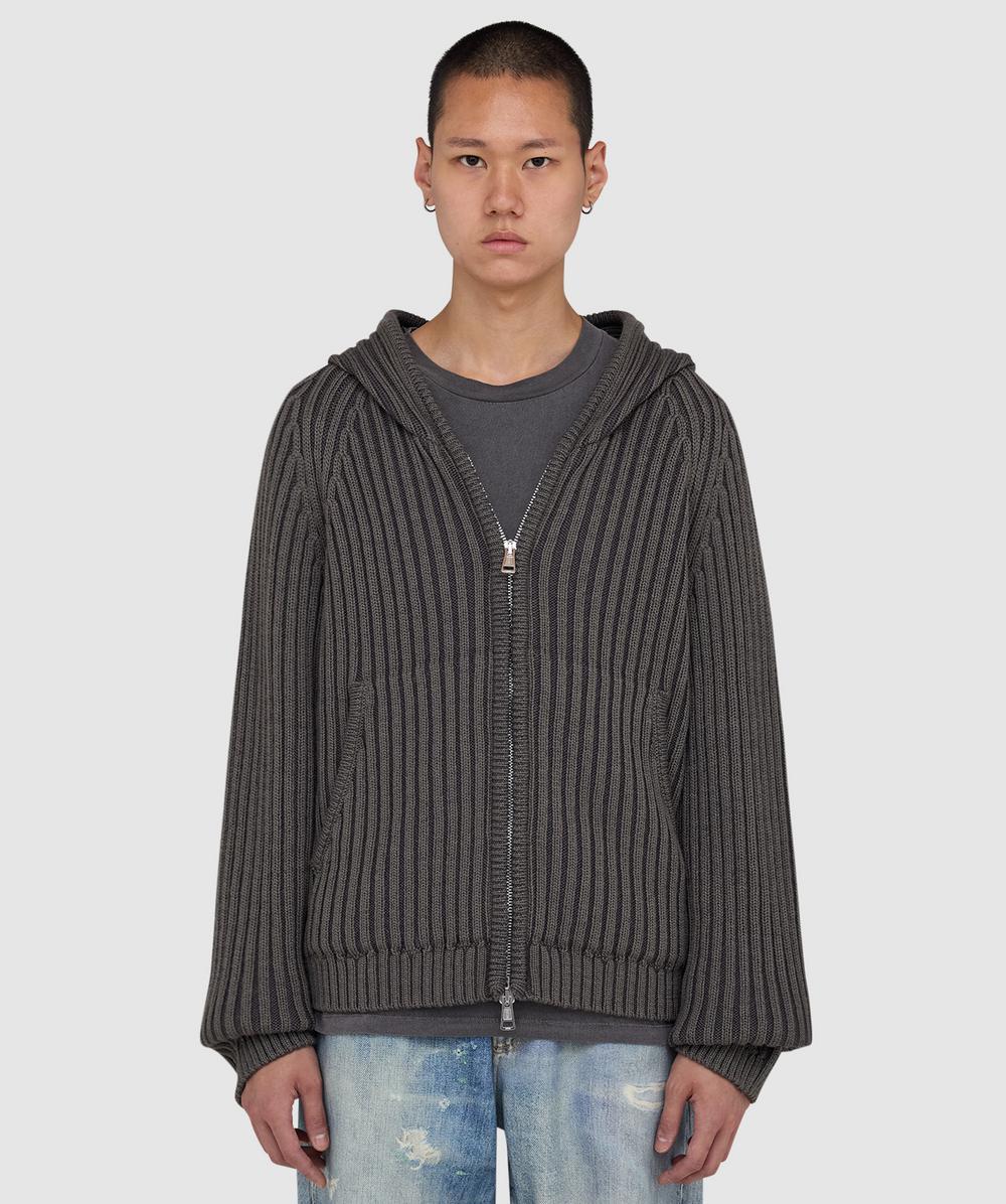 Our Legacy Men's Green Level Hoodie (Sage Stripe Dry Merino Wool - 50) - Size 50