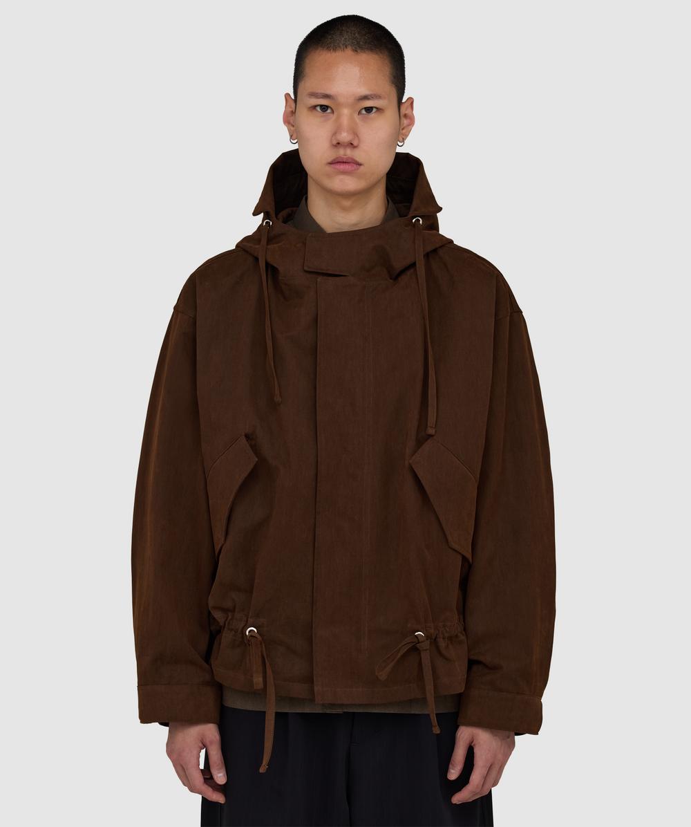 Sage Nation Aviemore Parka Jacket In Brown