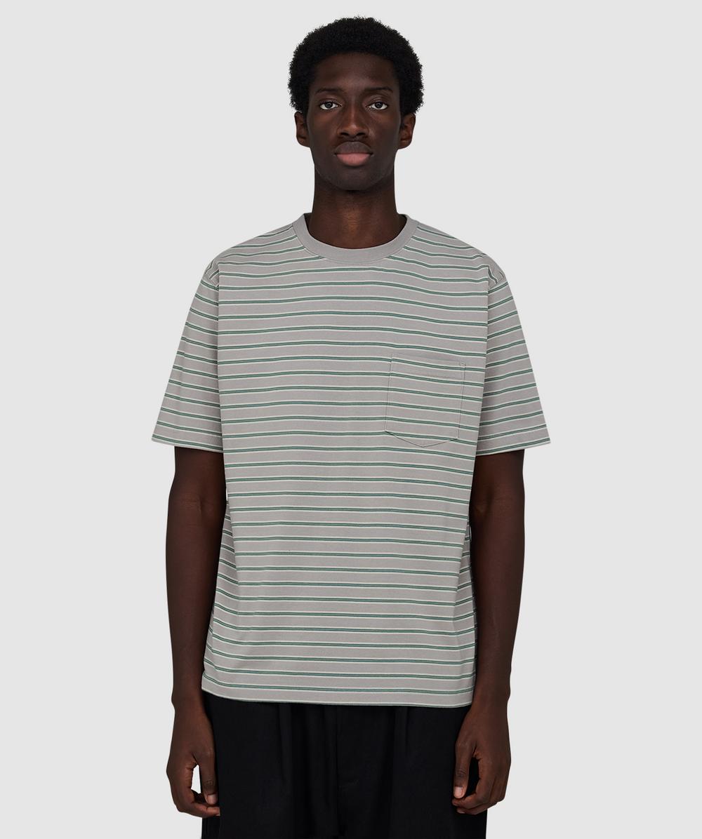 Beams Plus Pocket Multi Stripe T-shirt