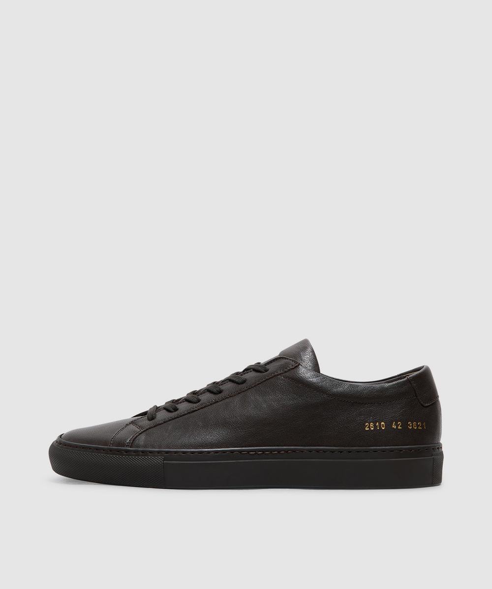 Common Projects Original Achilles Leather Sneakers In Brown