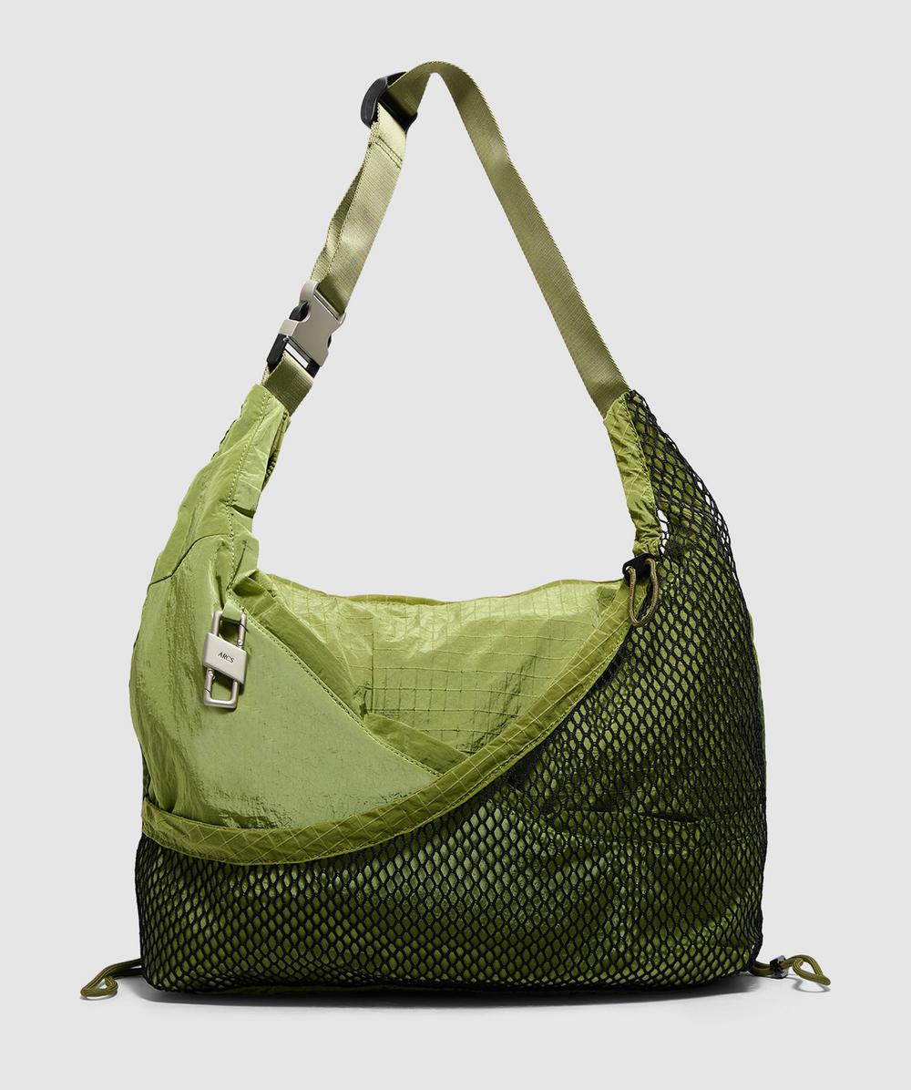 Arcs Hey Criss Cross Sling Bag In Green