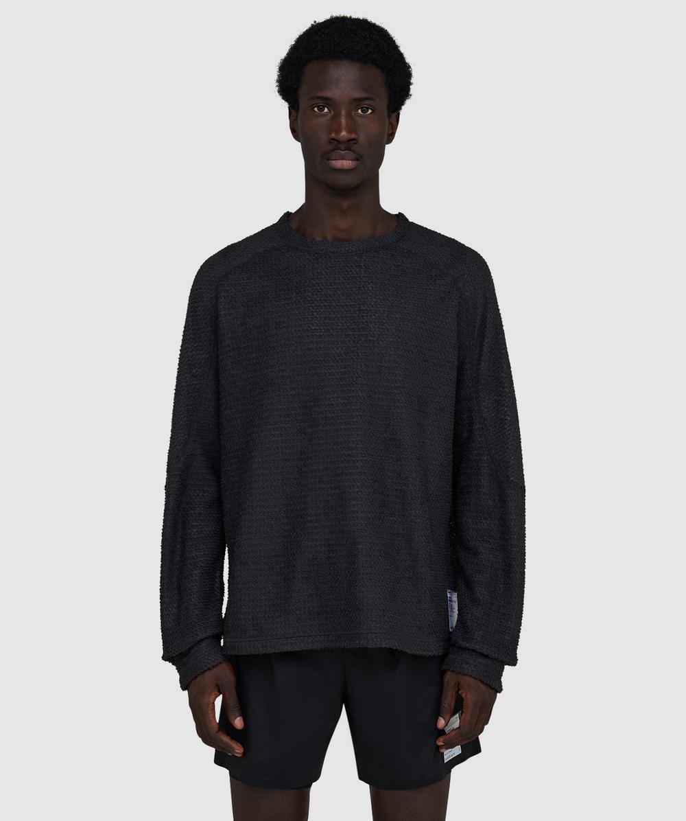 Satisfy Fuzzfleece Ad Long Sleeve T-shirt In Animal Print