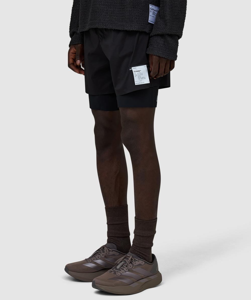 Satisfy TechSilk 8 inch short | BLACK | SEVENSTORE