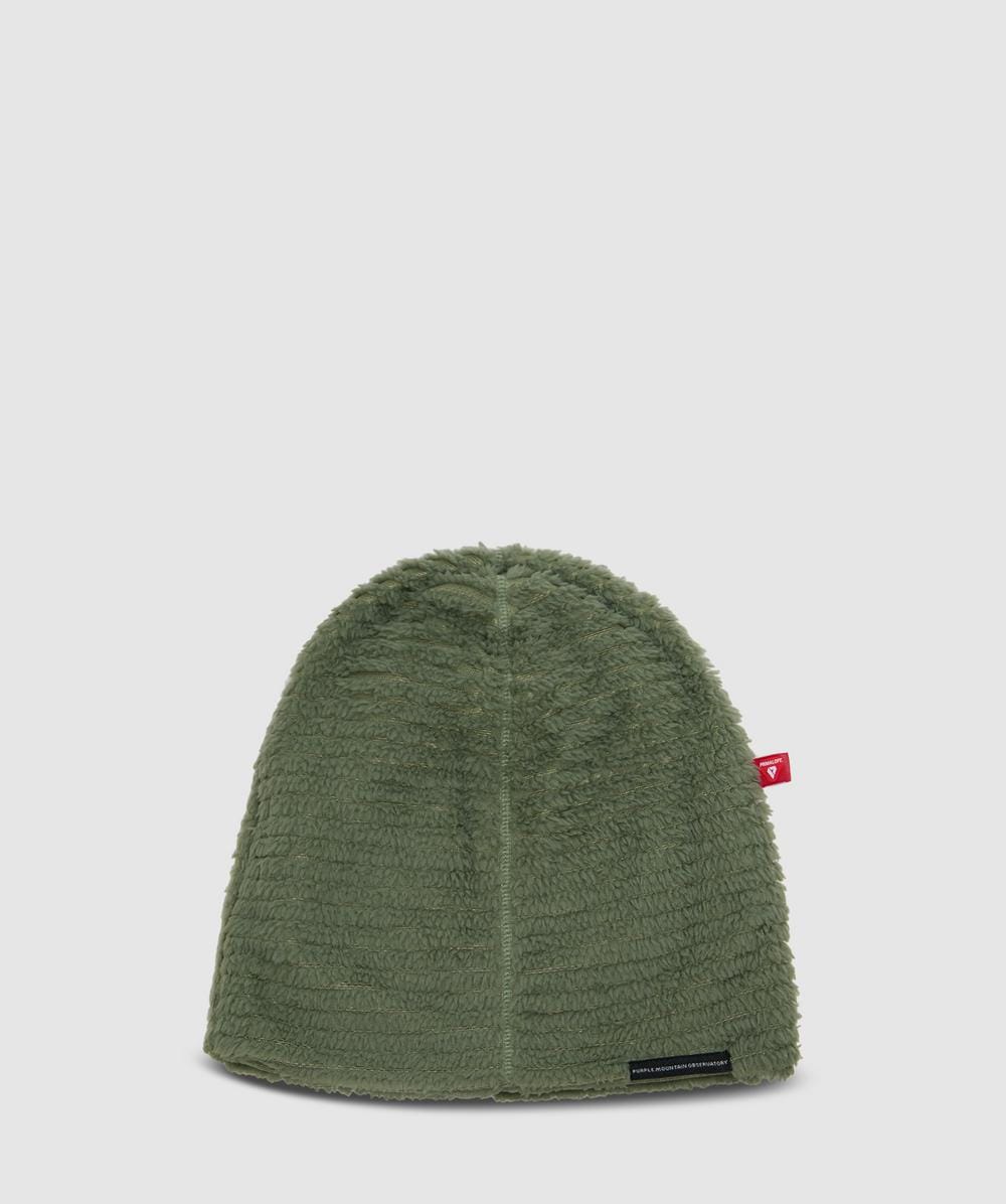 Purple Mountain Observatory Primaloft Ursa Beanie In Green