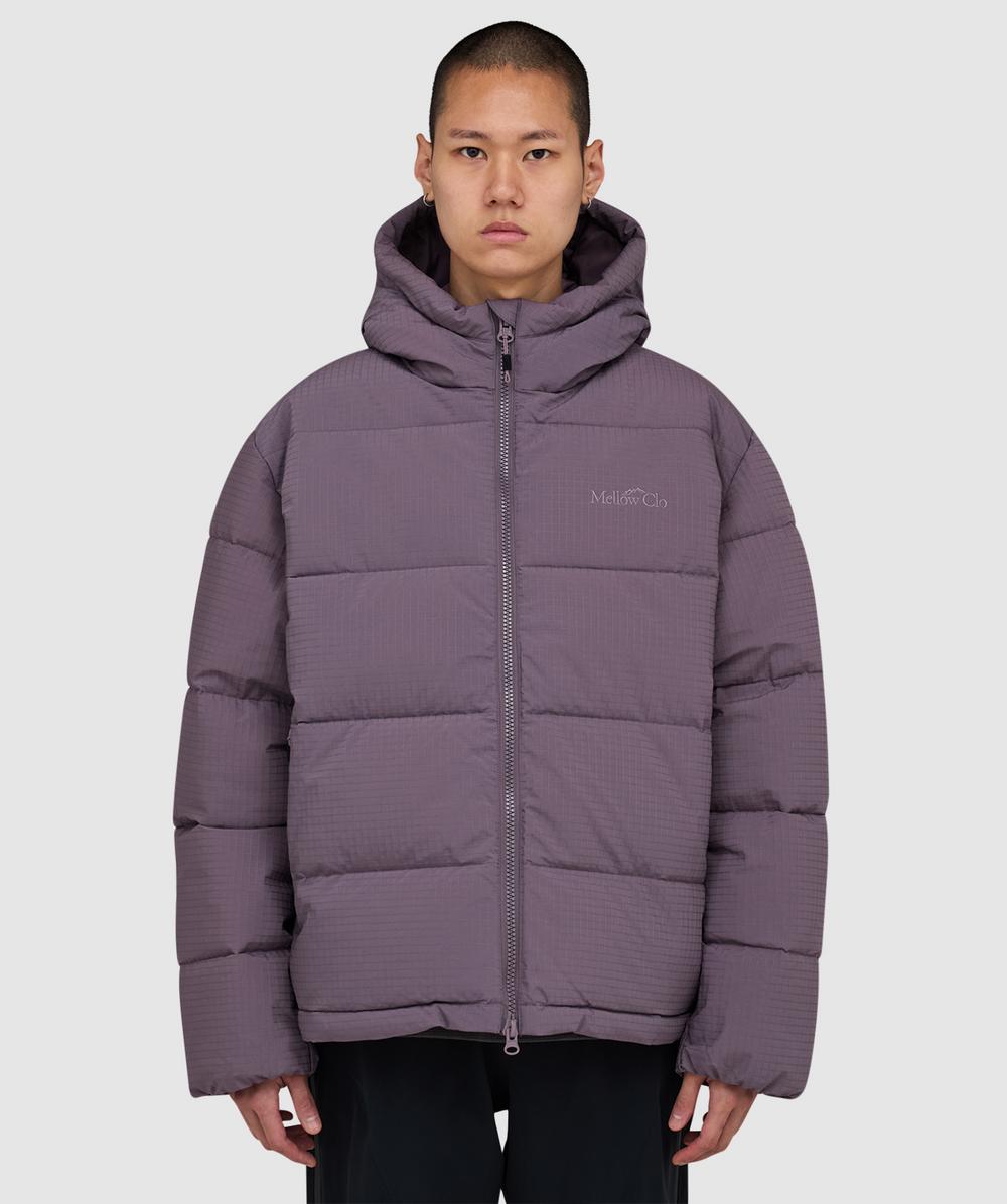 Mellow Clo Summit Puffer Jacket In Purple
