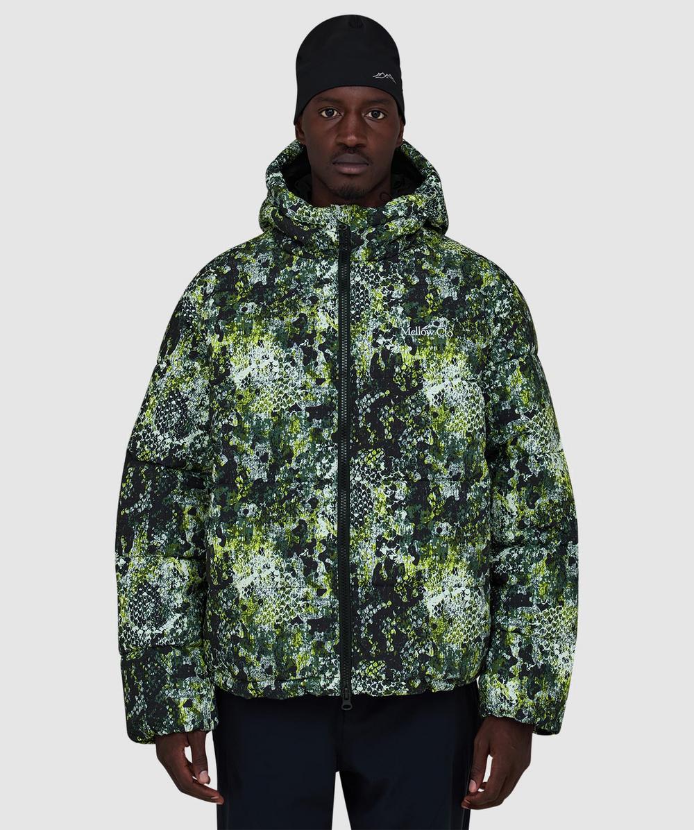 Mellow Clo Summit Puffer Jacket In Green