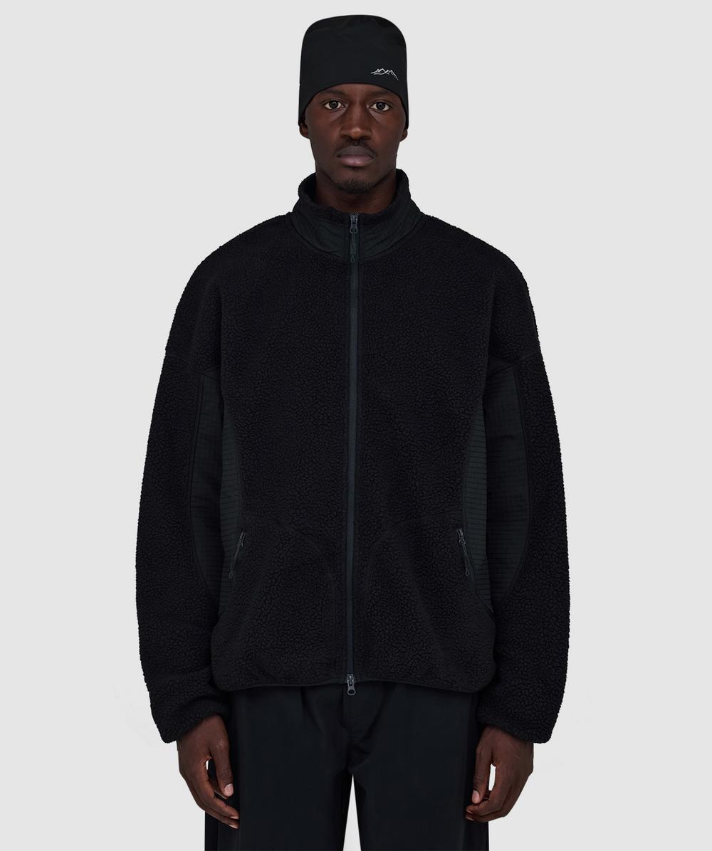 Mellow Clo Expedition Fleece Sweater In Black