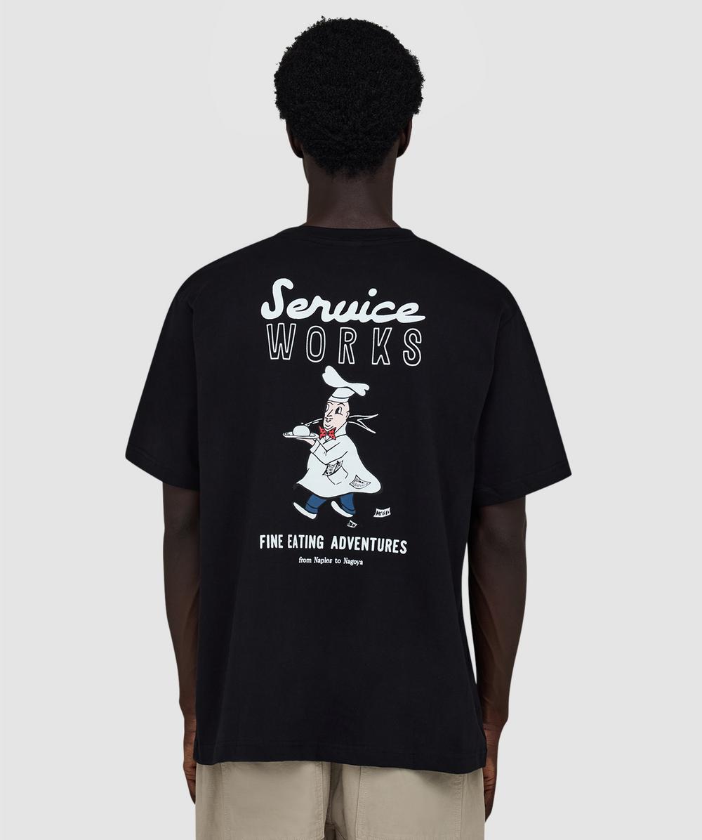 Service Works Eating Adventures T-shirt In Black