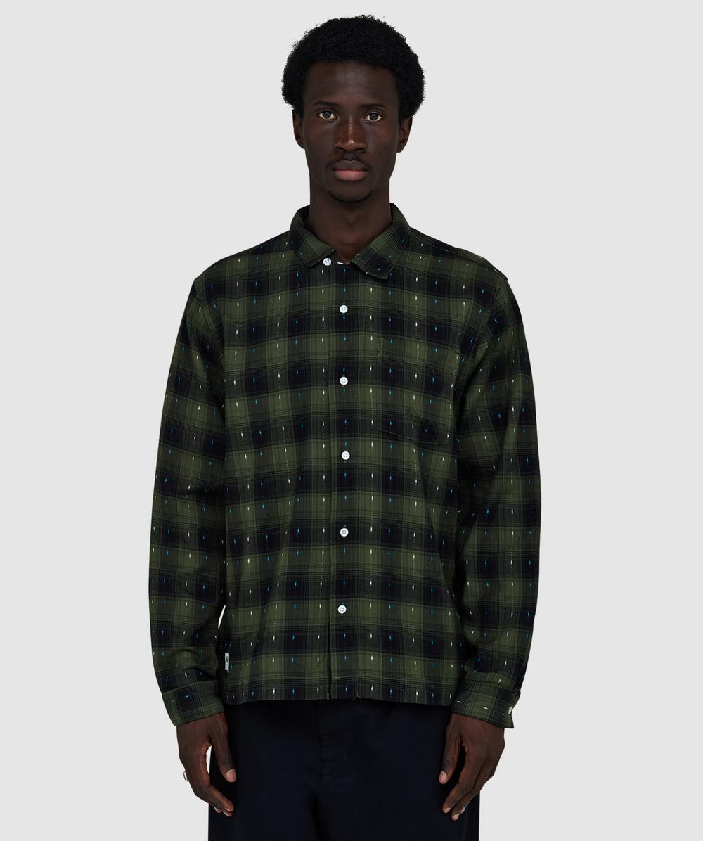 Service Works Drag Stitch Resort Shirt In Green