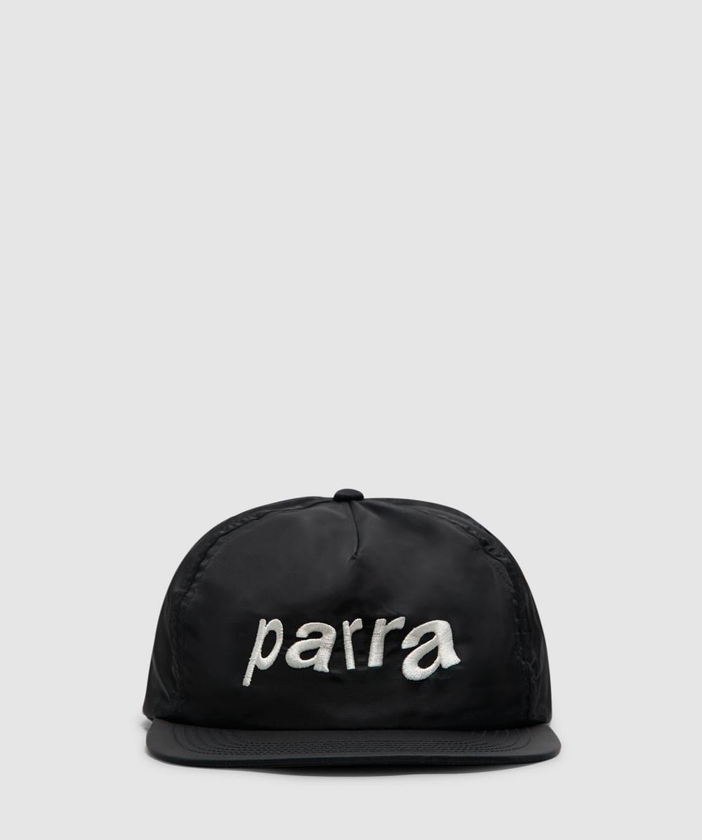 Parra Distorted 90s Memory 6 Panel Cap In Black