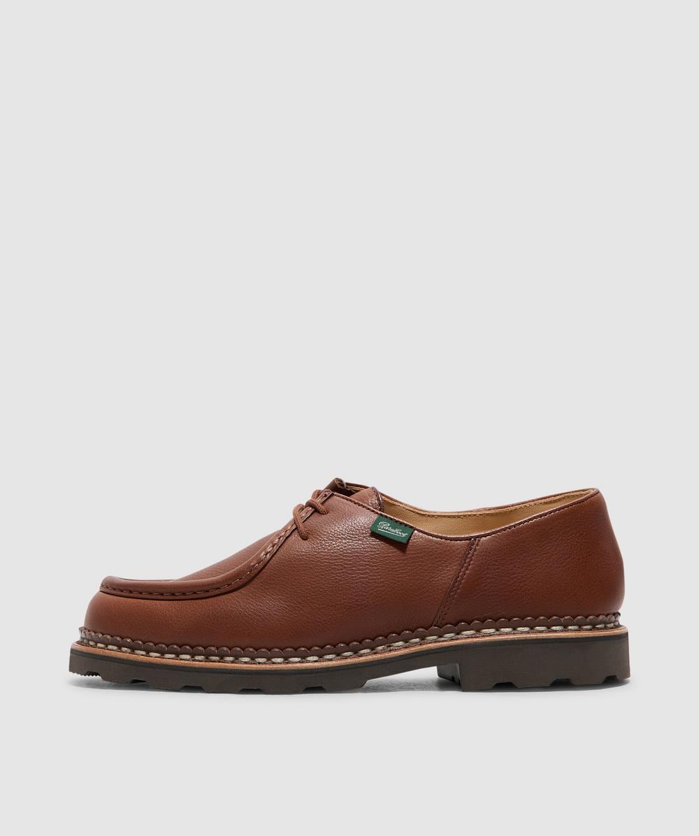 Paraboot Michael Full Grain Shoe In Brown