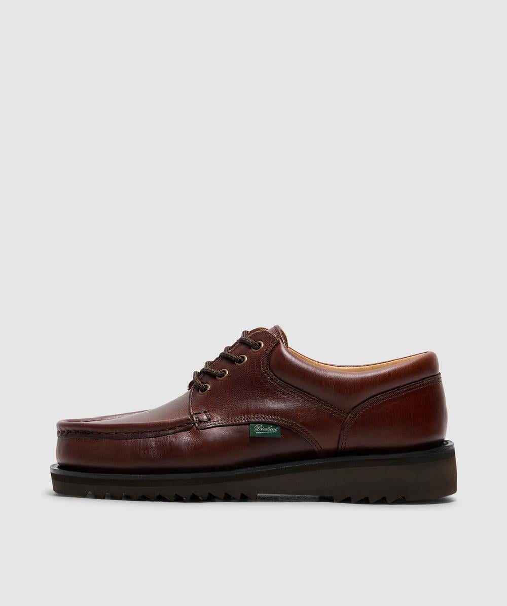 Paraboot Thiers Leather Shoe In Brown