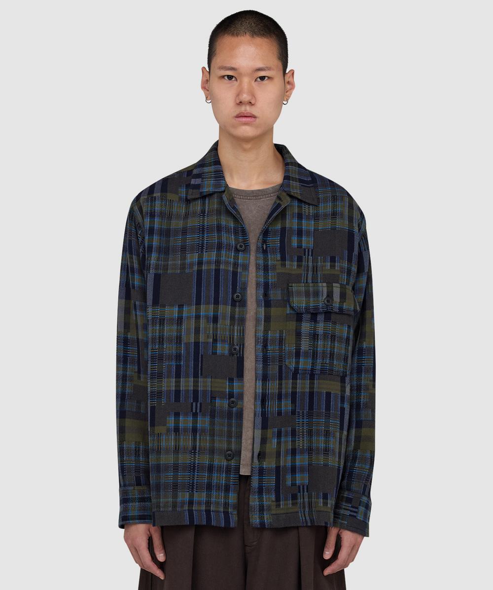 Universal Works Fatigue Shirt In Green