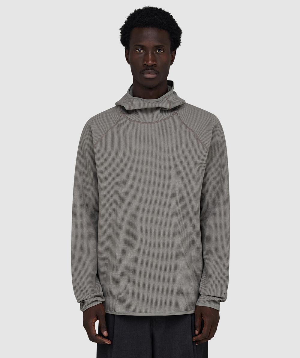 Goldwin Wf Light Long Sleeve Hoodie In Beige