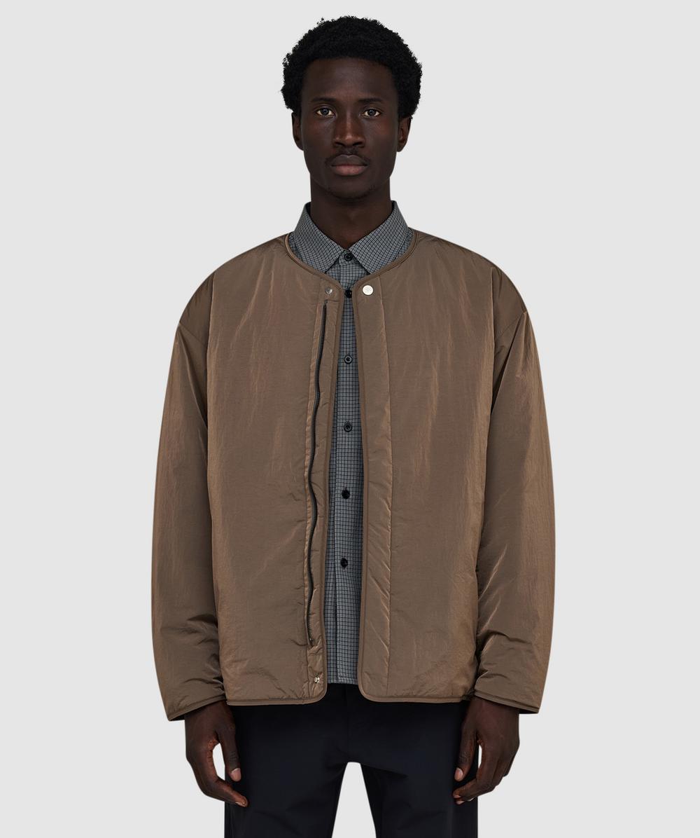 Goldwin Insulated Liner Jacket In Brown