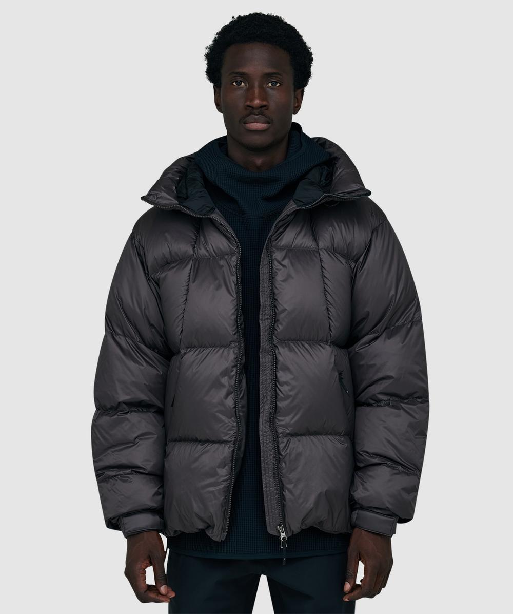 Goldwin Crystalite Down Parka Jacket In Brown