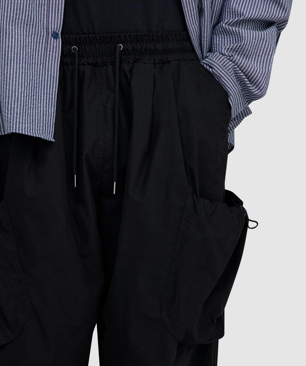 Estudio Niksen Bungee strap cargo pant | BLACK | SEVENSTORE