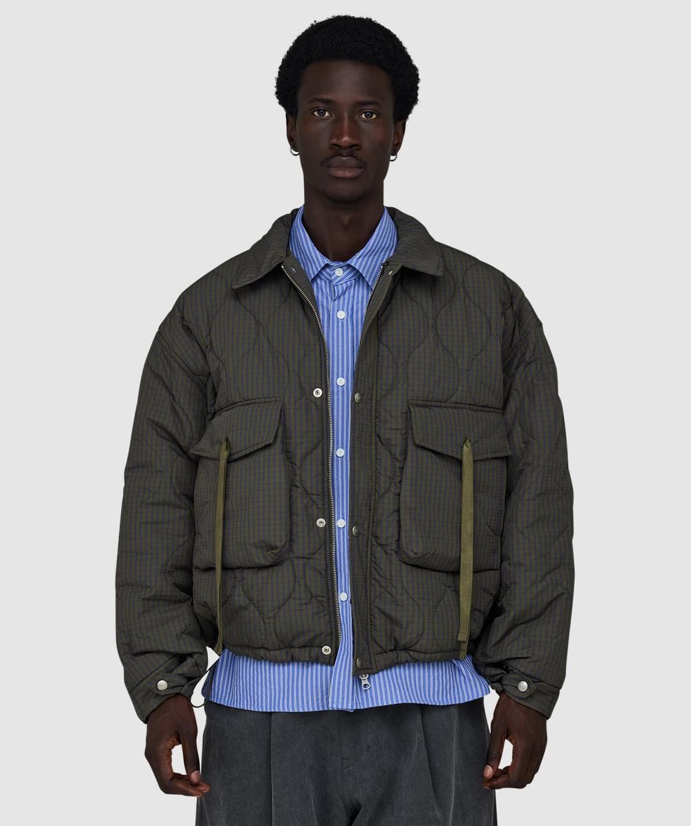 Estudio Niksen Quilted pocket jacket | CHECKERED | SEVENSTORE