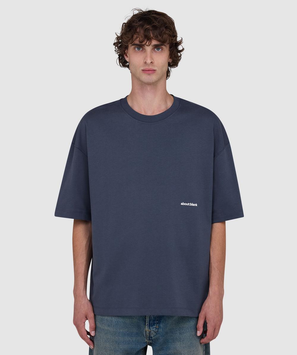 Aboutblank About:blank Box T-shirt In Grey