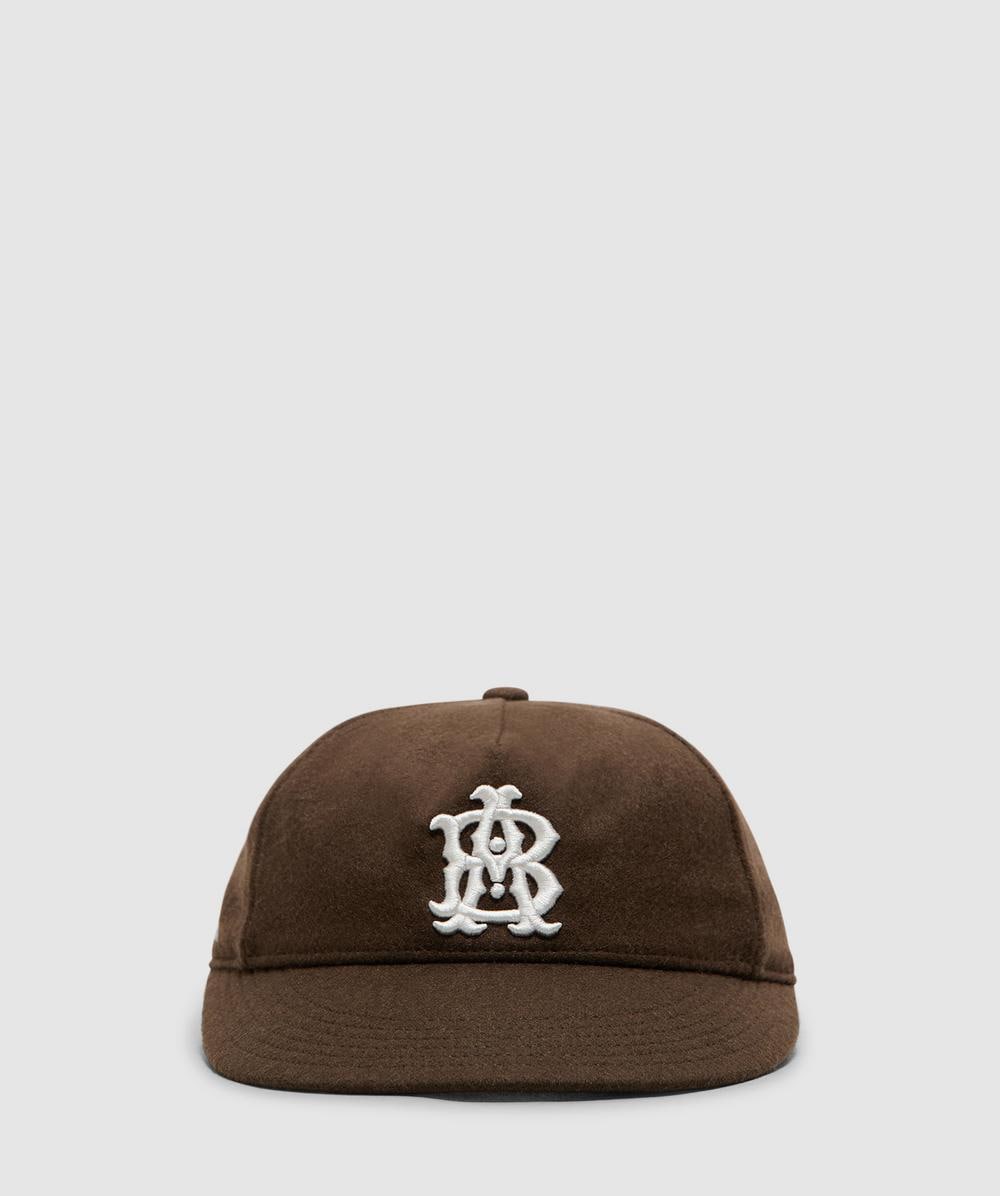Aboutblank About:blank Monogram Cap In Brown