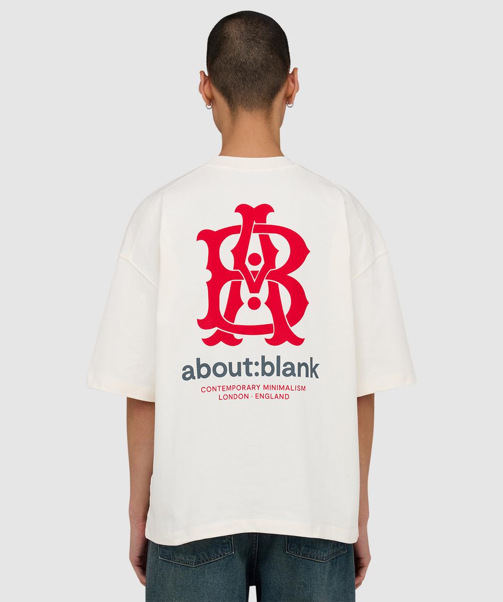 Aboutblank About:blank Insignia T-shirt In White